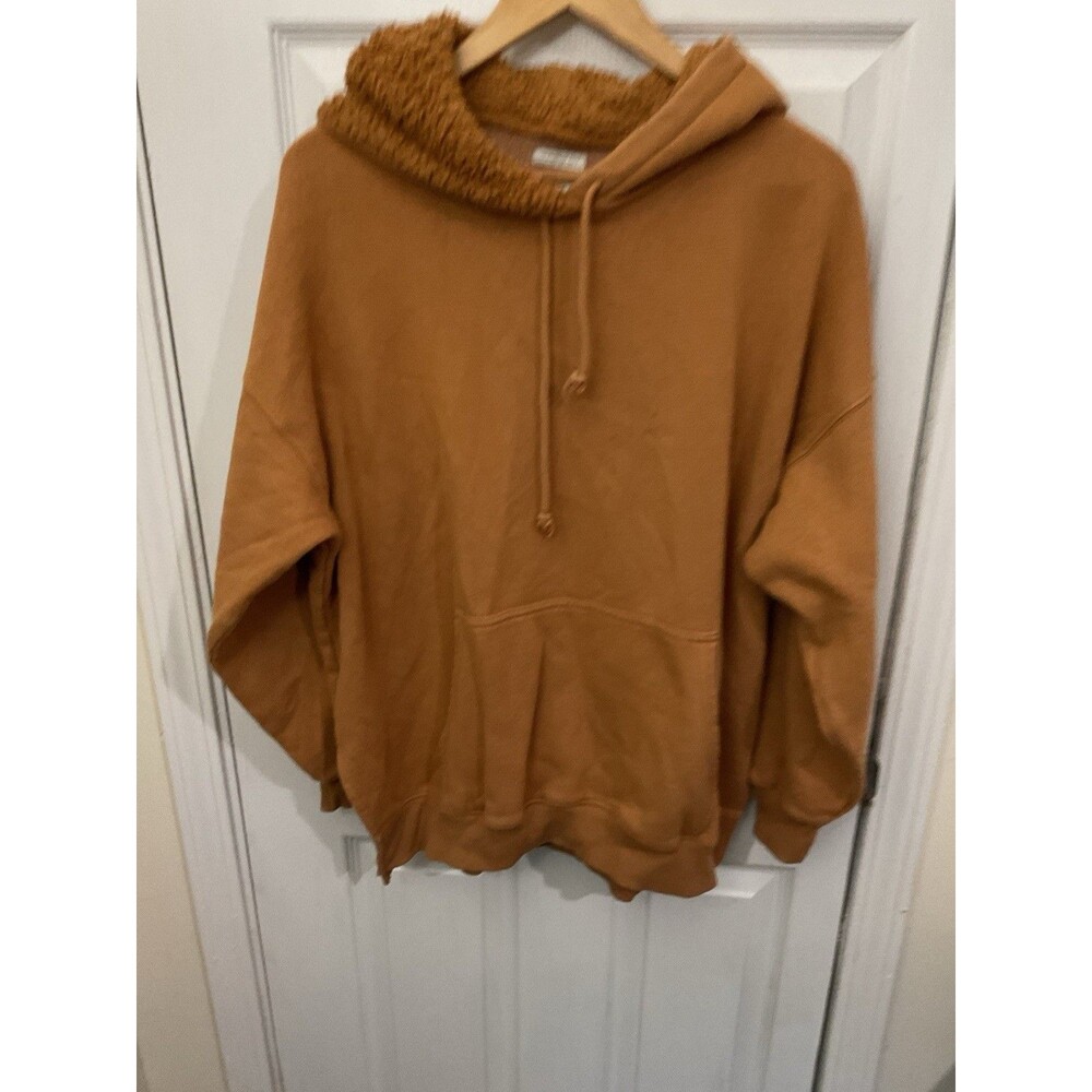 American Eagle Ahh Mazingly Soft Hoodie Womens Small Gold Jegging Fit Pullover